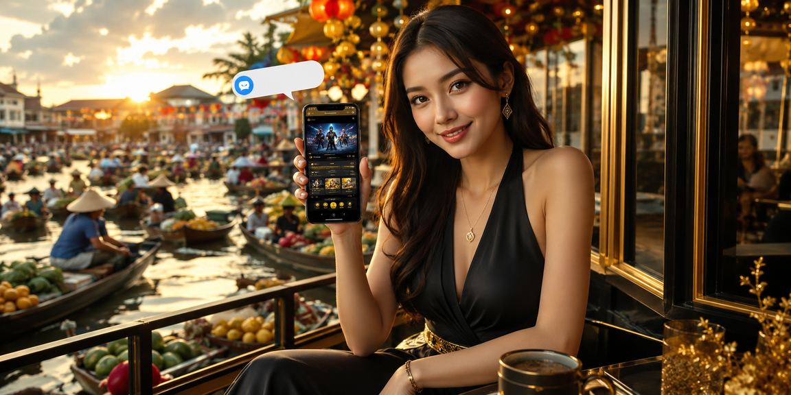 Người dùng tại Cần Thơ kiểm tra tài khoản giao dịch tài chính bên cốc cà phê buổi sáng