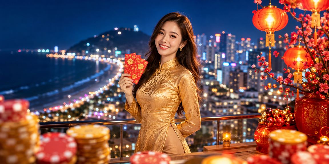 Người dùng tại Vũng Tàu mặc áo dài theo dõi esports và cá cược trên điện thoại